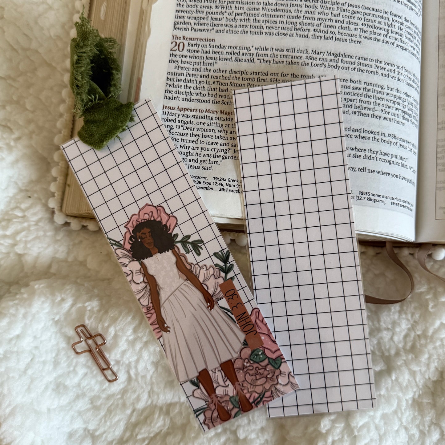 Psalm 91:11 x John 3:30 Bookmarks | Set of 2