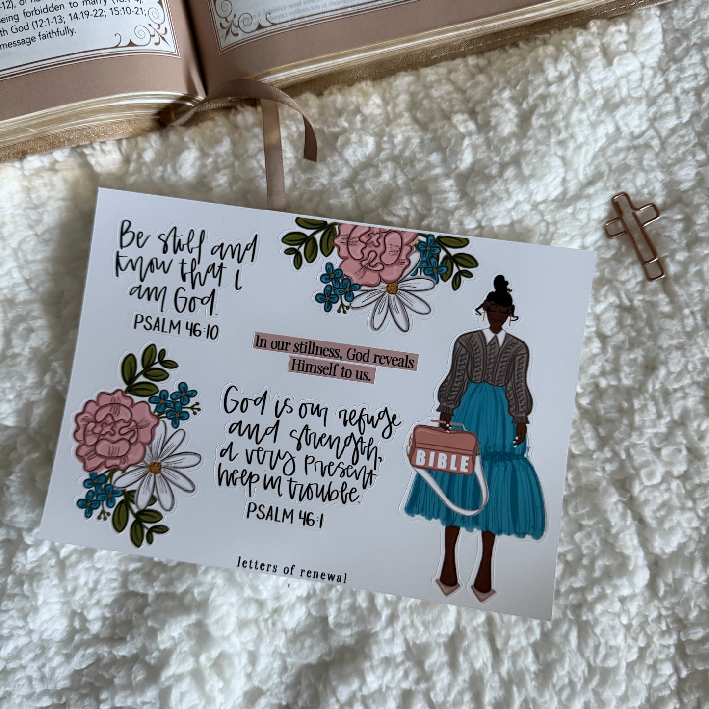 Psalm 46 Sticker Sheet
