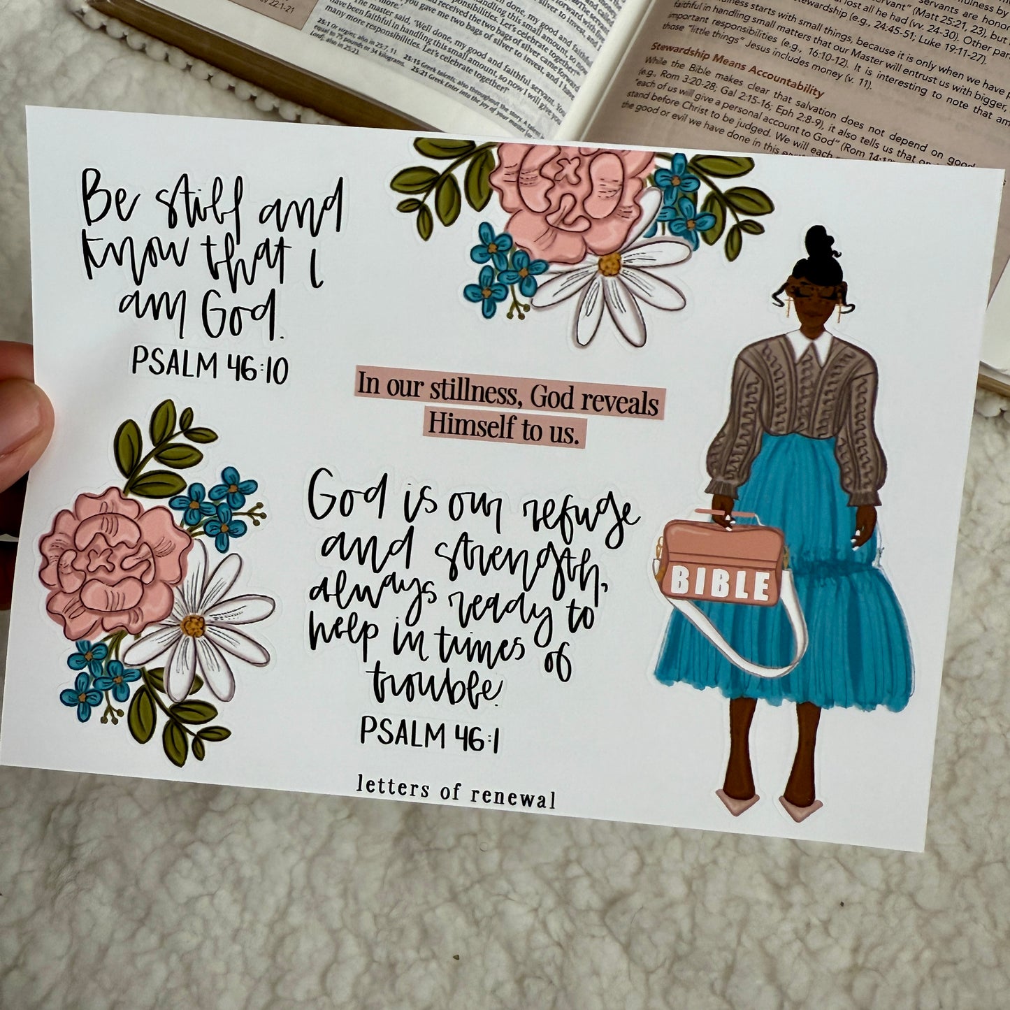 Psalm 46 Sticker Sheet