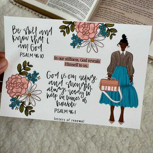 Psalm 46 Sticker Sheet