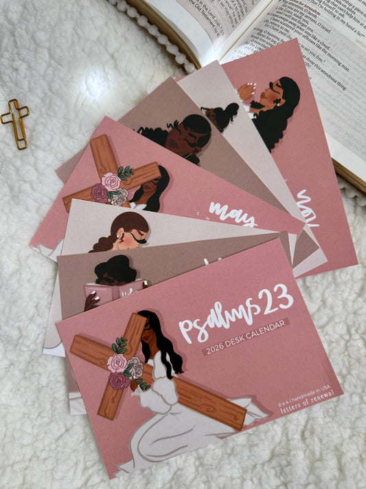 2026 Faith Calendar | Psalms 23